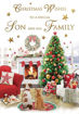 Picture of CHRISTMAS WISHES SON & FAMILY CARD